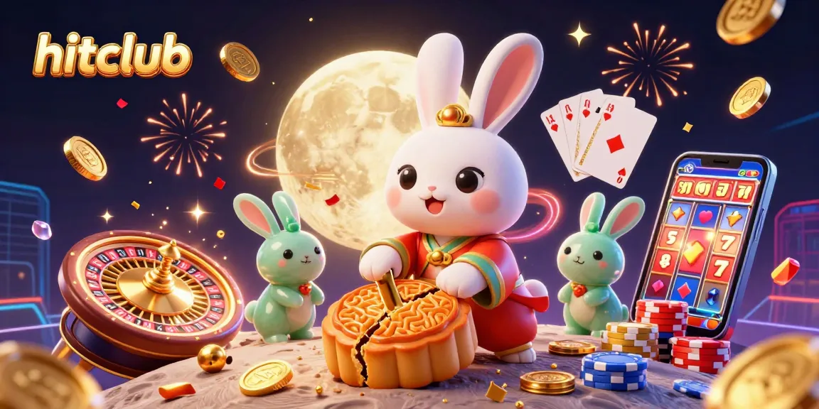 Experience the thrill of hitclub with a vibrant casino scene featuring animated characters, sparkling gems, and more.