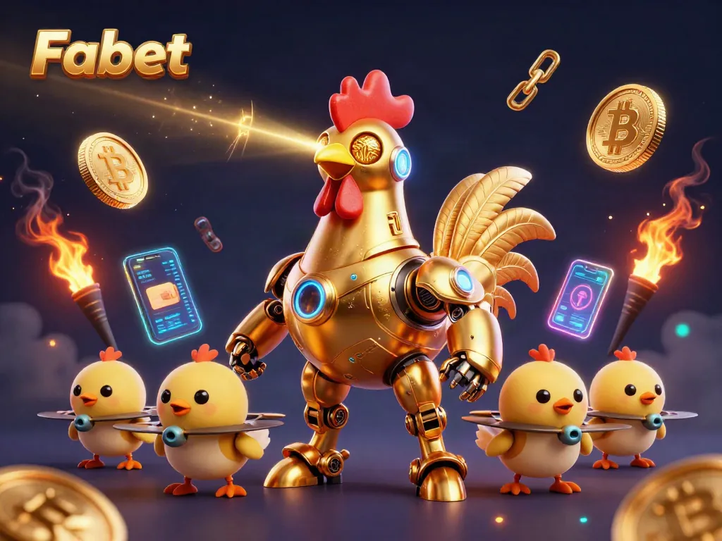 Place bets at Fa bet's exciting 3D casino featuring colorful characters and game elements.