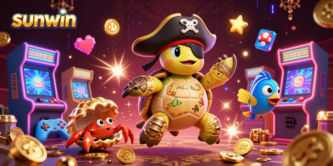 Join the vibrant sunwin adventure as players dive into thrilling games with animated characters.